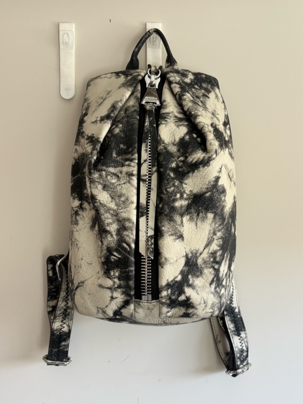 Aimee Kestenberg Tamitha Black & White Tie-Dye Backpack